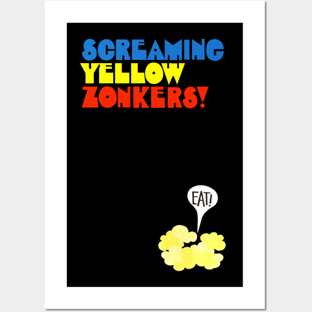 Screaming Yellow Zonkers Wall Art by offsetvinylfilm